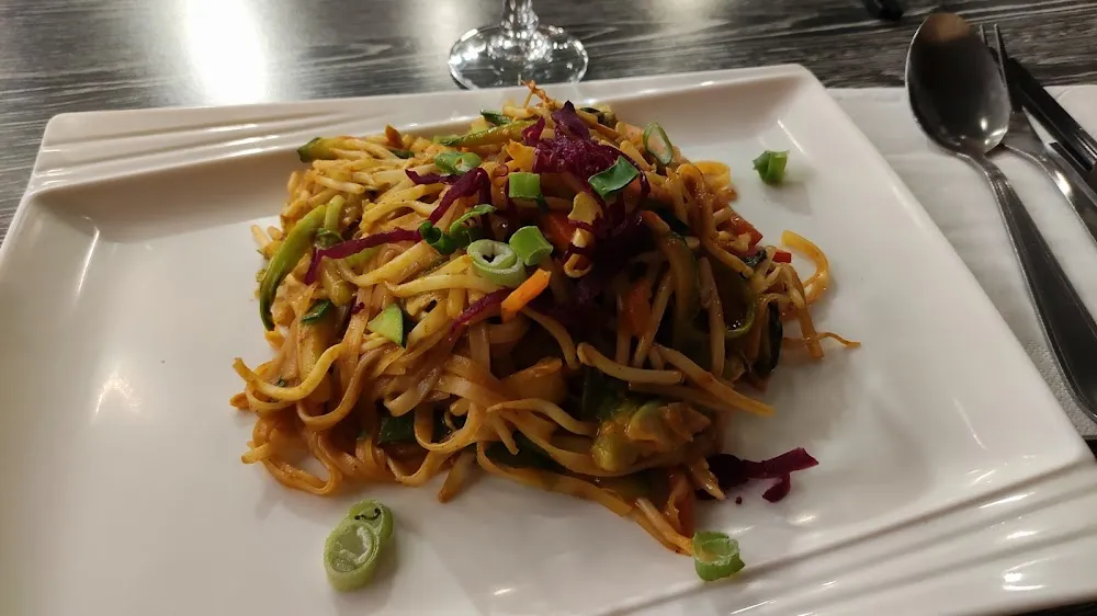 Nouilles de Riz Sauté Végétarien